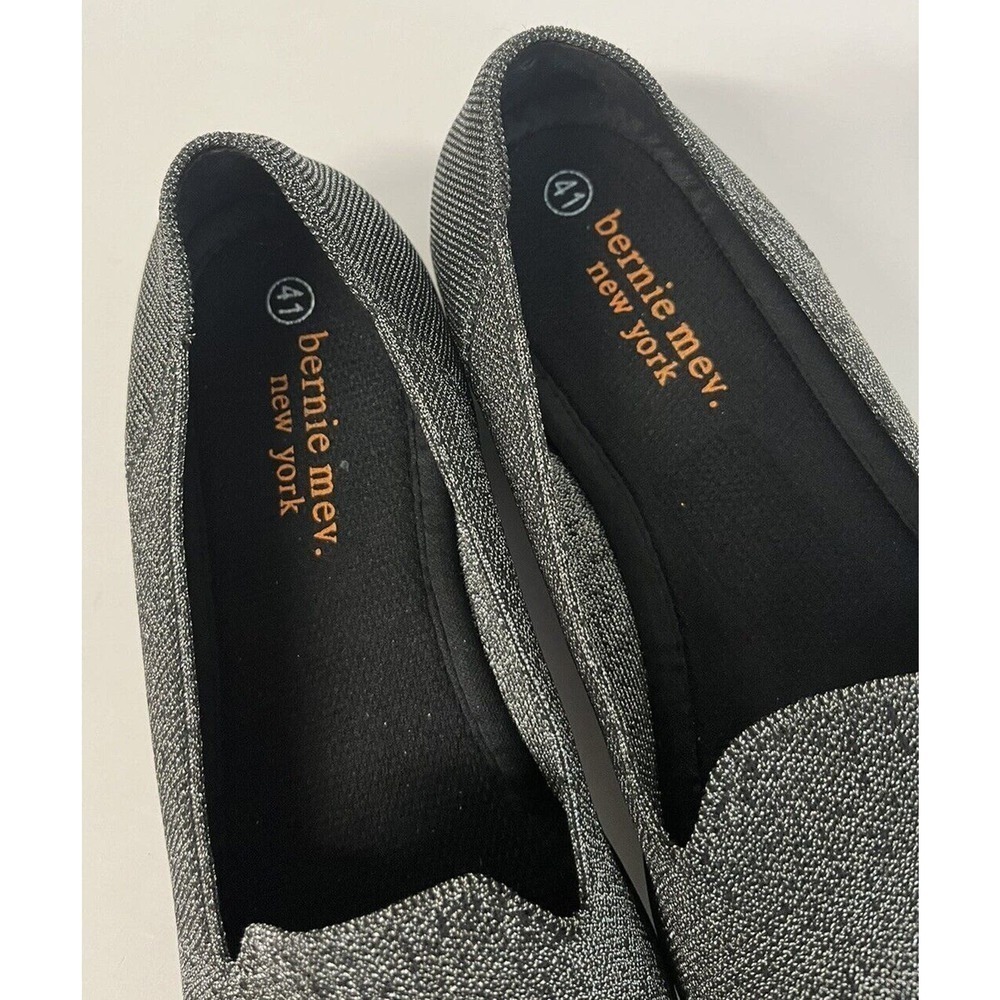 Bernie Mev Petra Slip on Loafer Stretchy Flats PEWTER Size 41/10-10.5 US new - Picture 4 of 14